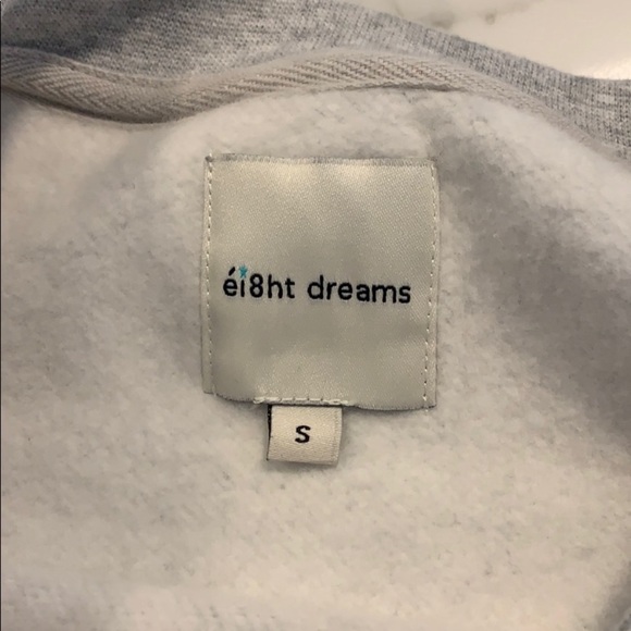 Ei8ht Dreams /Revolve LOVE Embroidered Sweatshirt - Picture 4 of 6